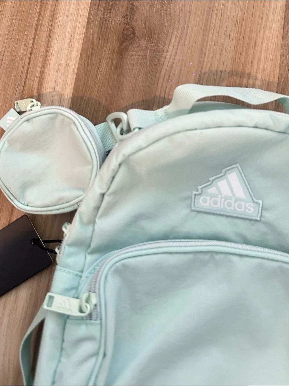 Adidas Must Have Festival Mini Travel Small Backpack Bag - Halo Mint Green - Picture 6 of 8